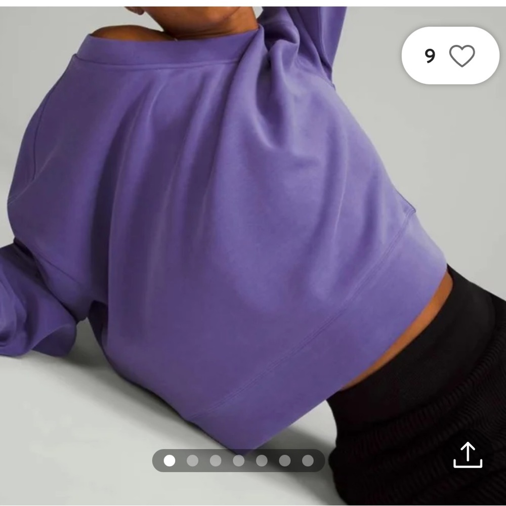 🍋 Lululemon perfectly cropped softstreme crew 🍋